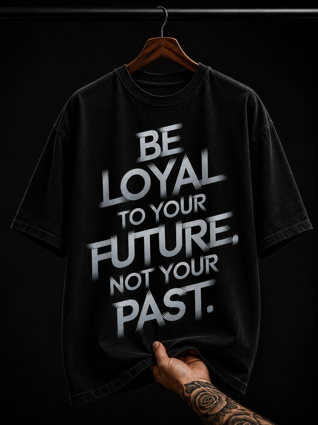 Be Loyal To Your Future Typography Graphic T-Shirt | Motivational Streetwear Oversized Tee