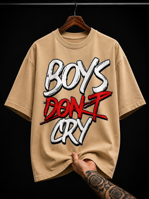 Boys Don't Cry Graffiti graphic T-shirt