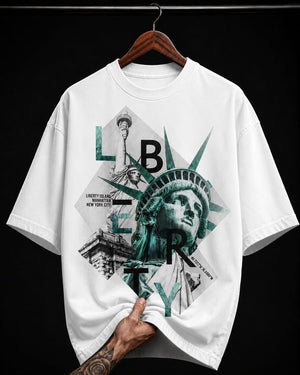 Statue of Liberty New York graphic T-shirt