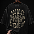 Wild Remedy Botanical Leaf Graphic T-Shirt | Indie Grunge Nature Oversized Tee