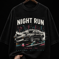 Night Run Tokyo 94 JDM Car Graphic T-Shirt | Retro Street Racing Oversized Tee