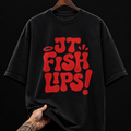 JT Fish Lips Retro graphic T-shirt