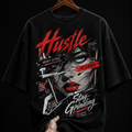 Hustle Stay Grinding graphic T-shirt