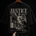 Instice Angel Statue Graphic T-Shirt | Classical Art Grunge Oversized Tee