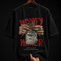 Money Maker Hands Graphic T-Shirt | Hustle Culture Urban Streetwear Oversized Tee