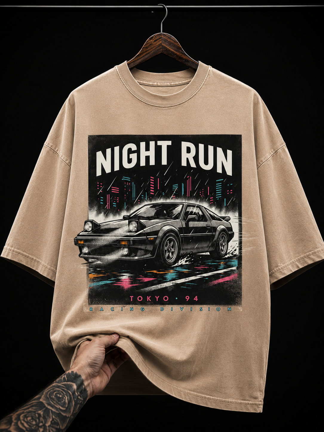Night Run Tokyo 94 JDM graphic T-shirt