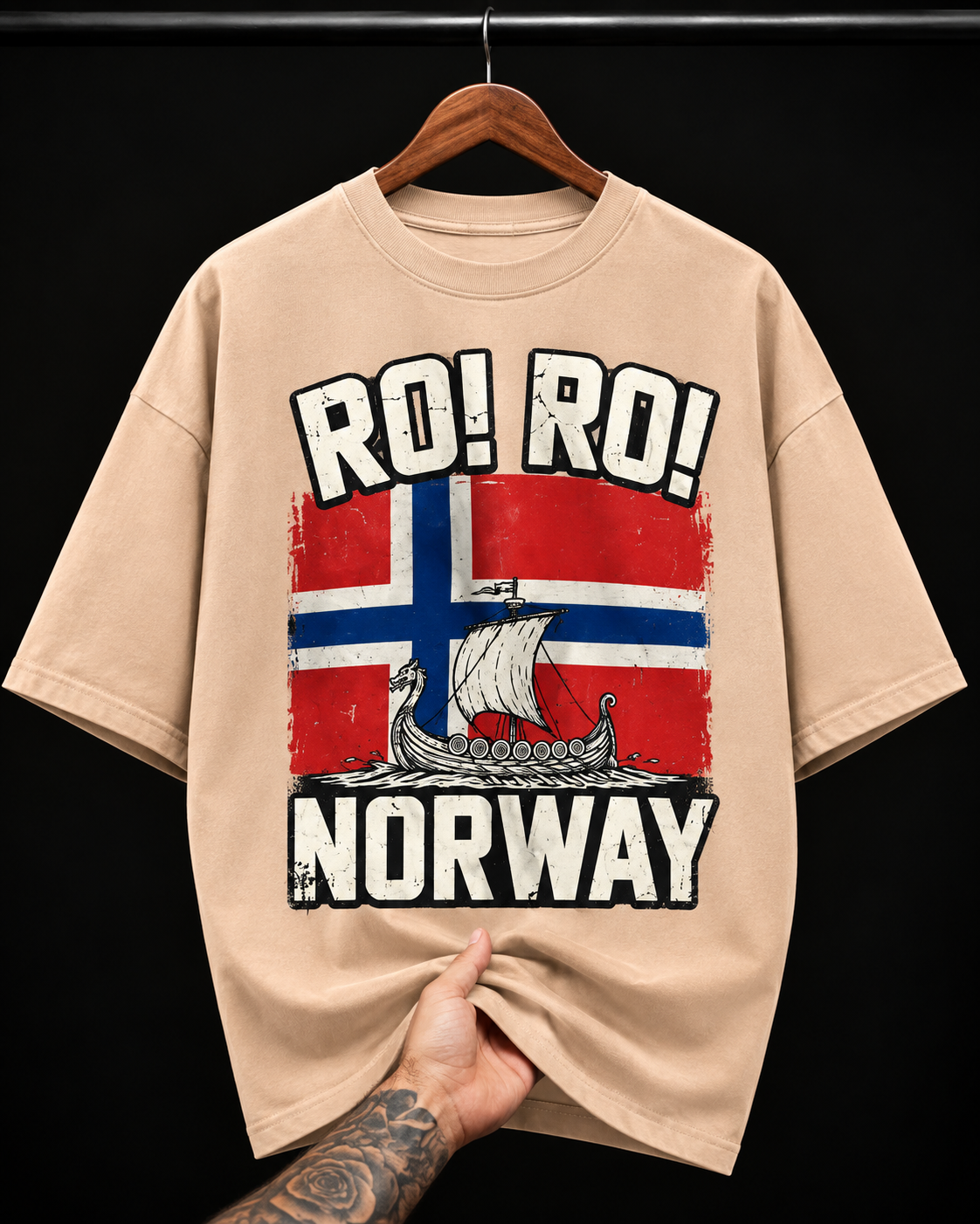 Norway Viking Ship graphic T-shirt