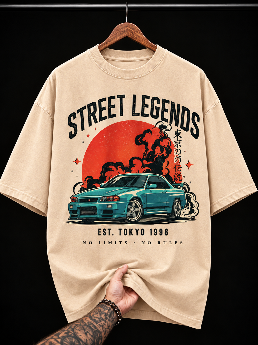 Street Legends Tokyo 1998 JDM graphic T-shirt