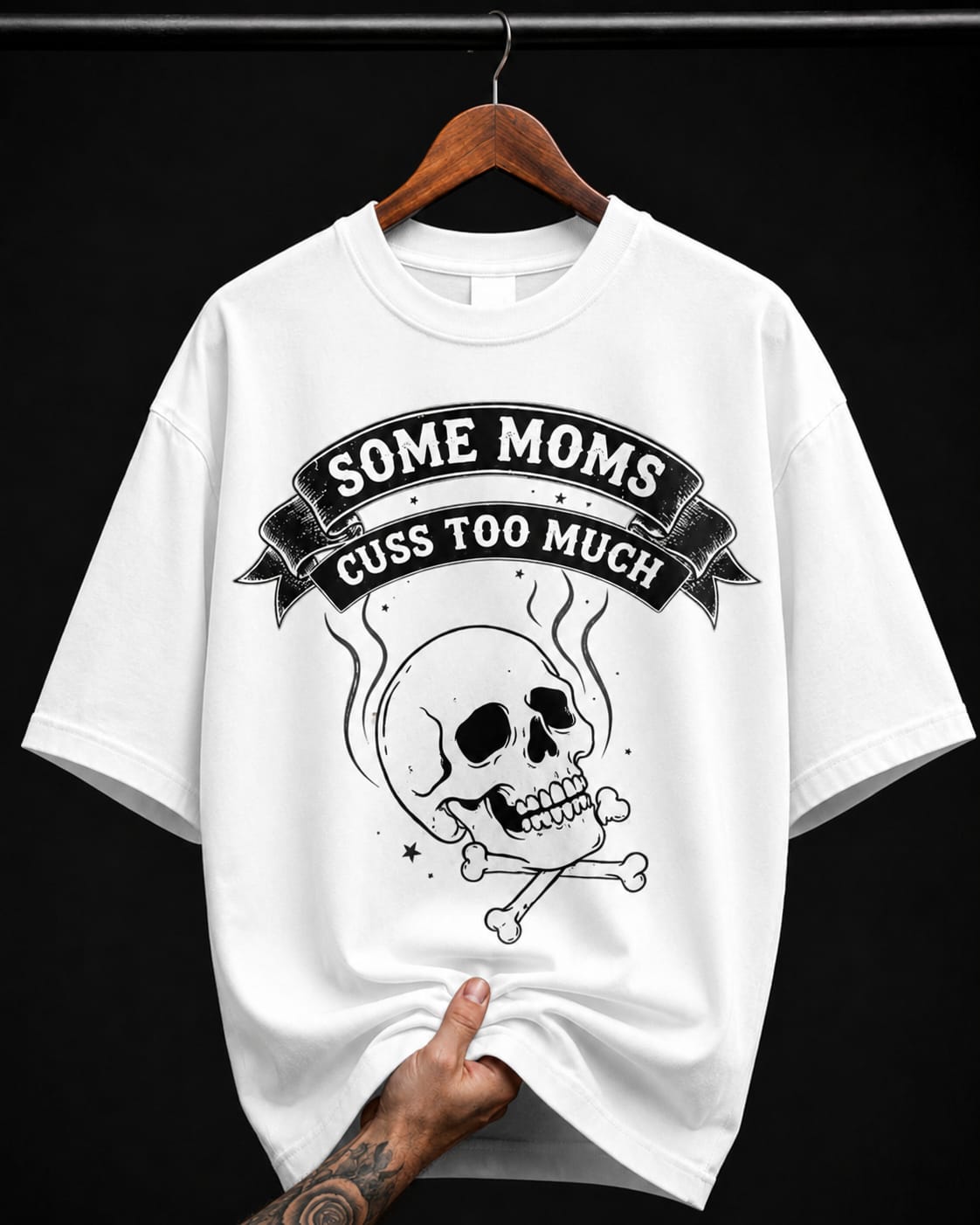 Some Moms Cuss Too Much graphic T-shirt