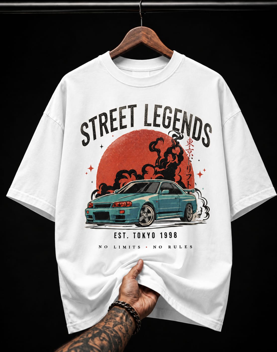 Street Legends Tokyo 1998 JDM graphic T-shirt