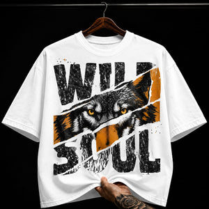Wild Soul Wolf Tear graphic T-shirt